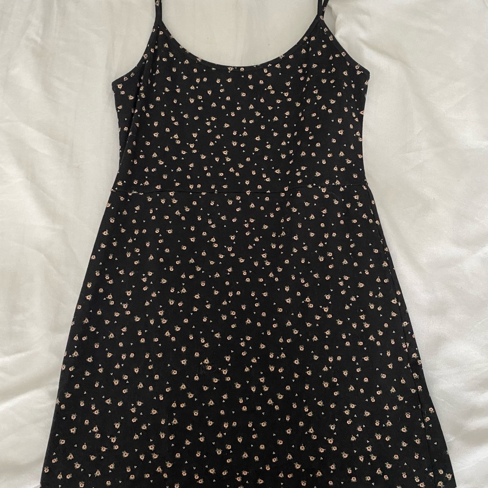 Brandy Melville floral black dress